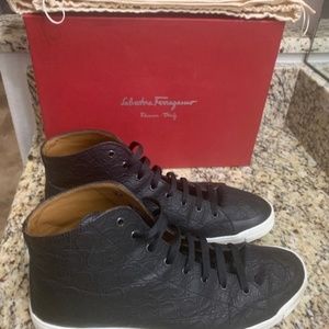 Salvatore Ferragamo High Top Sneakers
